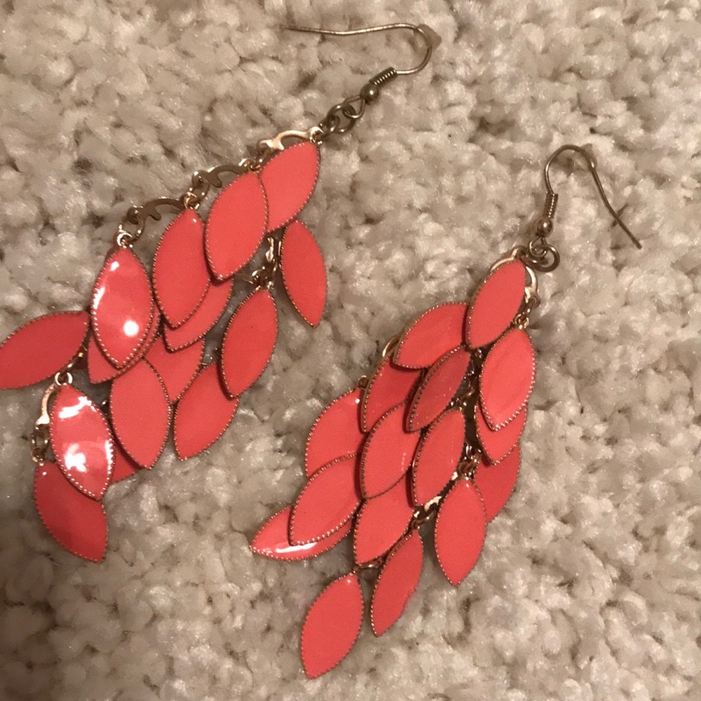 Pink earrings